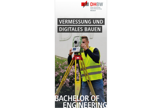 Studiengangsflyer (pdf) Cover des Studiengangflyers