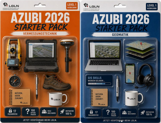 LGLN-AZUBI-Starter-Pack. Bildquelle: Instagram-Auftritt des LGLN (www.instagram.com/lgln_official/)