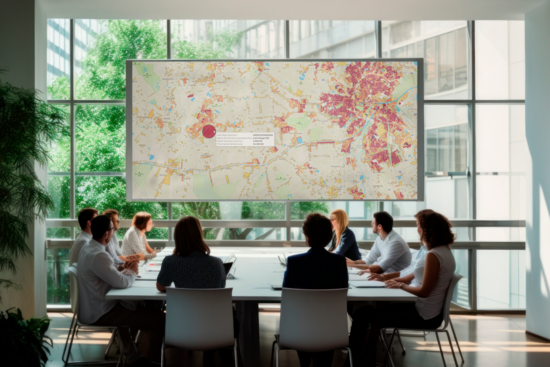 Das neue Forschungsprojekt NIWaP will Daten, Methoden und digitale Werkzeuge für die kommunale Wärmeplanung systematisch vereinheitlichen. Copyright: Adobe, Datenbasis der abgebildeten Karte: Marktstammdatenregister der Bundesnetzagentur, DBI Gas- und Umwelttechnik GmbH. Bild: Jade Hochschule