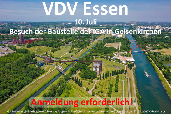 IGA-Projekte „Zukunftsgärten“, hier das Projekt Zukunftsinsel mit Nordsternpark in Gelsenkirchen. © IGA 2027/Oberhäuser IGA-Projekte „Zukunftsgärten“, hier das Projekt Zukunftsinsel mit Nordsternpark in Gelsenkirchen. © IGA 2027/Oberhäuser