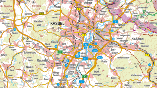 Auszug aus der Normalausgabe (mit Höhenlinien – für Bildschirm optimiert, Druckfarben können abweichen), © HVBG, 2026