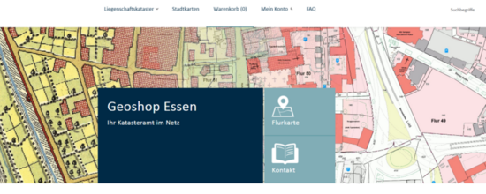 Die Stadt Essen erweitert ihren digitalen Service um den Geoshop, eine zentrale Plattform für Geodaten. Bild: Stadt Essen.