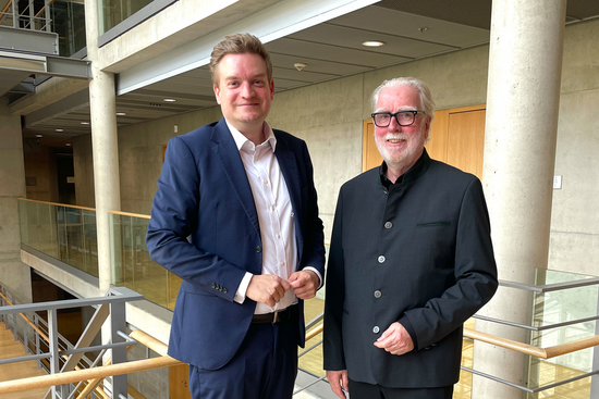MdB Michael Breilmann (li.) und ZBI-Präsident Wilfried Grunau (re.). Bild: Sheila Hamann MdB Michael Breilmann (li.) und ZBI-Präsident Wilfried Grunau (re.). Bild: Sheila Hamann