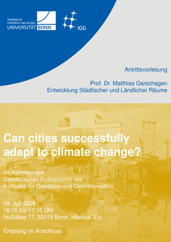 Poster Antrittsvorlesung