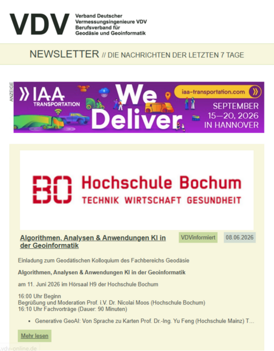 Bild VDVnewsletter