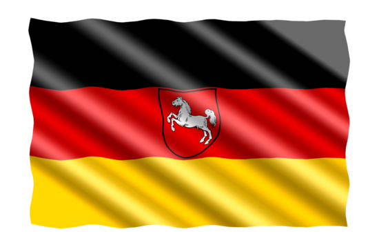 Flagge mit Niedersachsenroß. Image by jorono from Pixabay
