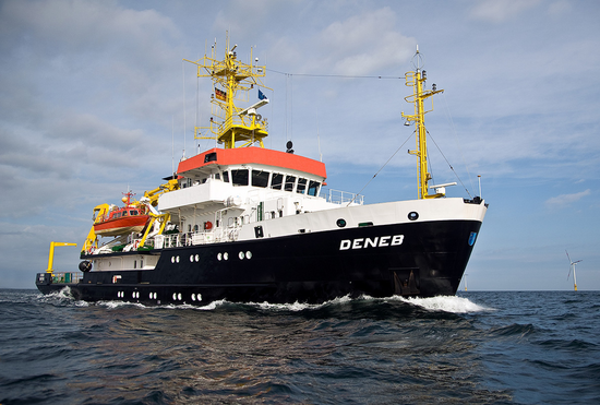 Vermessungs-, Wracksuch- und Forschungsschiff DENEB Quelle: BSH