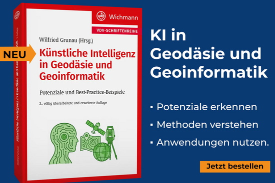 Buchcover "KI in Geodäsie und Geoinformatik"