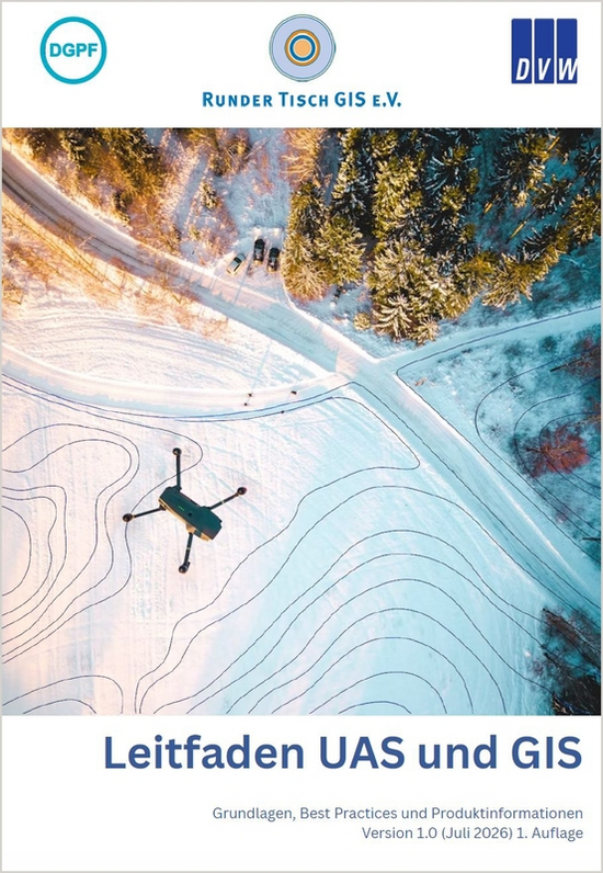Cover des Leitfadens "UAS und GIS"